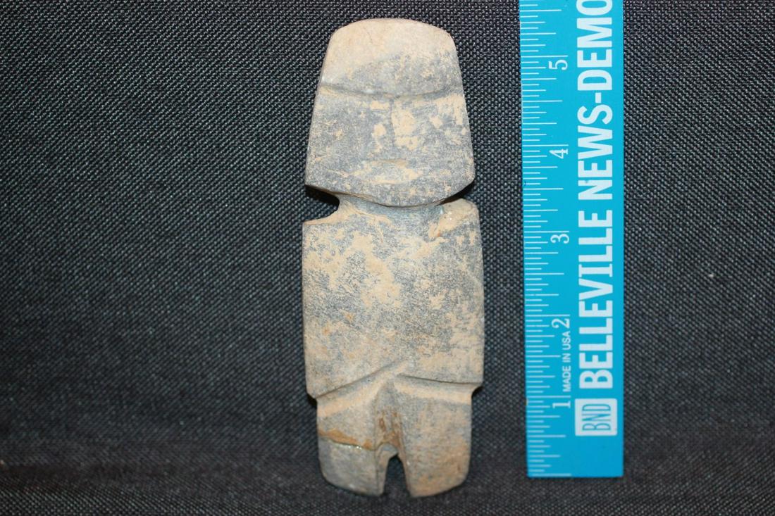 5 5/8" L PreColumbian Culture Mescalo Effigy w/ imp, (1 of 1)