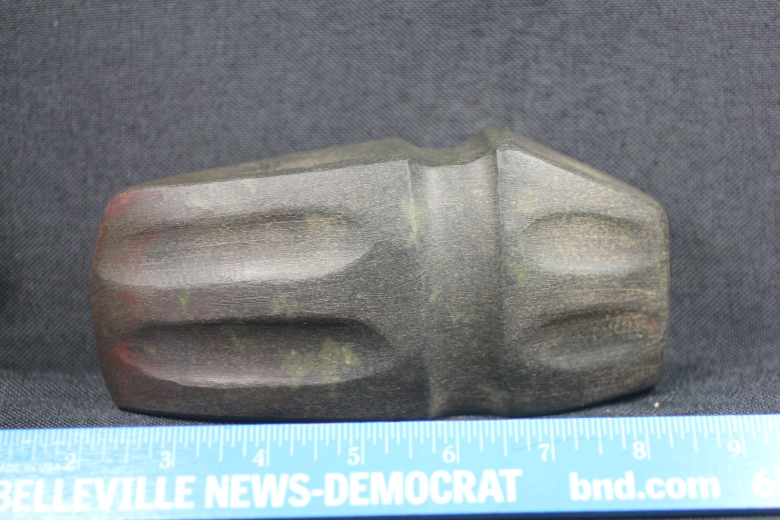 6 1/2" L X 3 1/16" W WISCONSIN GROOVED AXE: See Lot Title