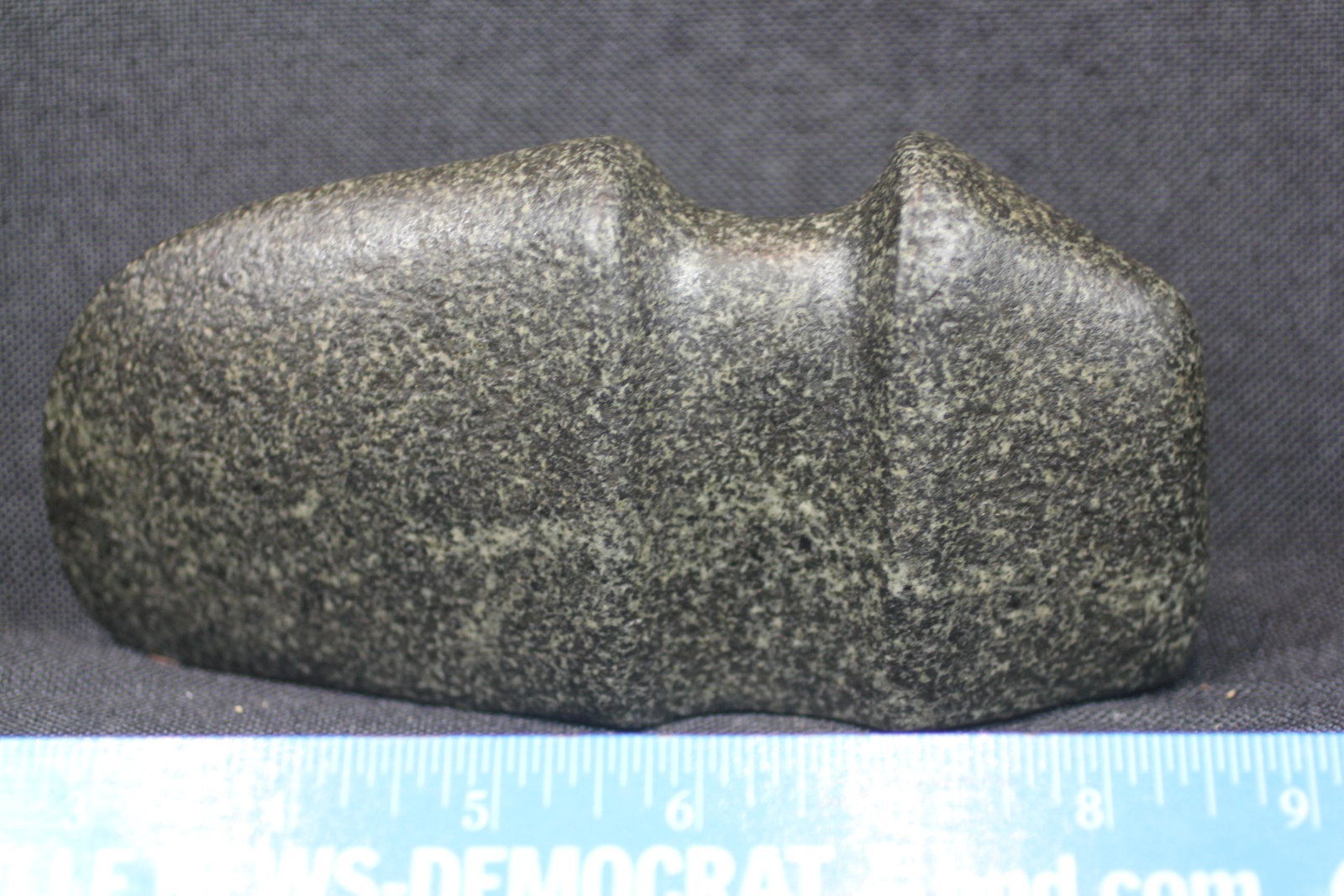 6 1/2 " L X 3 1/5" H 3/4 GROOVED AXE, HANCOCK CO., IL: See Lot Title