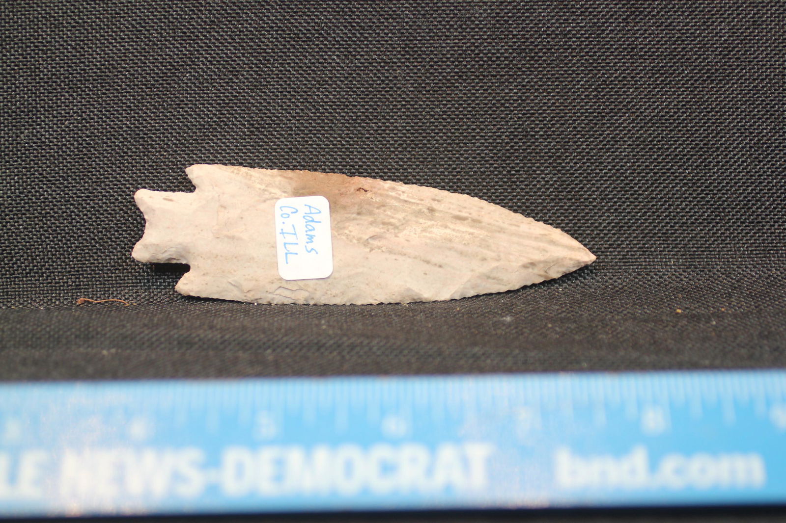 4 3/16" L HARDIN, ADAMS CO., IL: See Lot Title