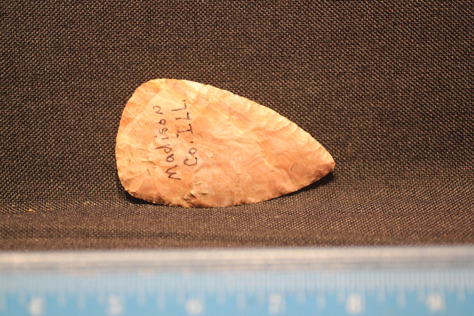 3 5/16" L HOPEWELL CACHE BLADE, MADISON CO., IL: See Lot Title