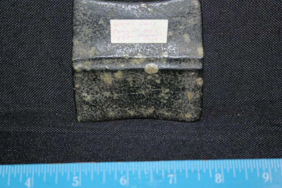 3 1/4" L x 3 1/4" W Saddleback Porphryr Bannerstone,: See Lot Title