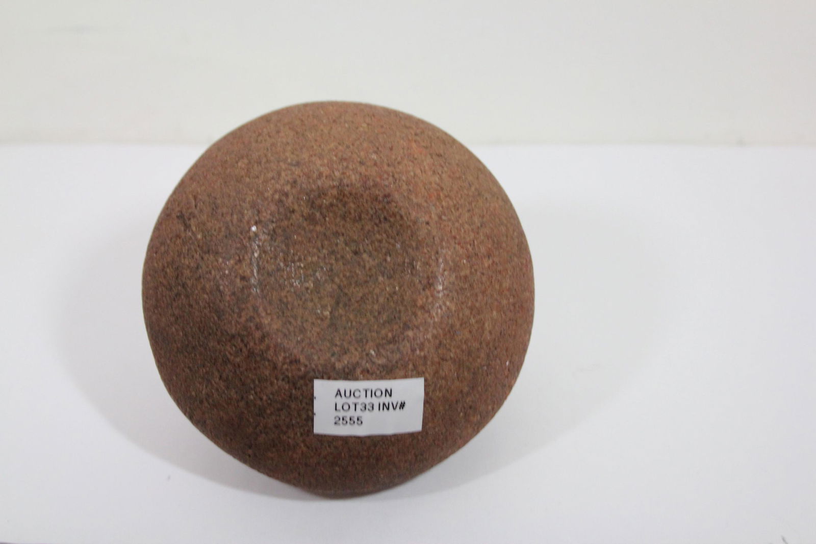 3 7/16" W x 1 11/16" H Bifocally Cupped Discoidal, (1 of 2)