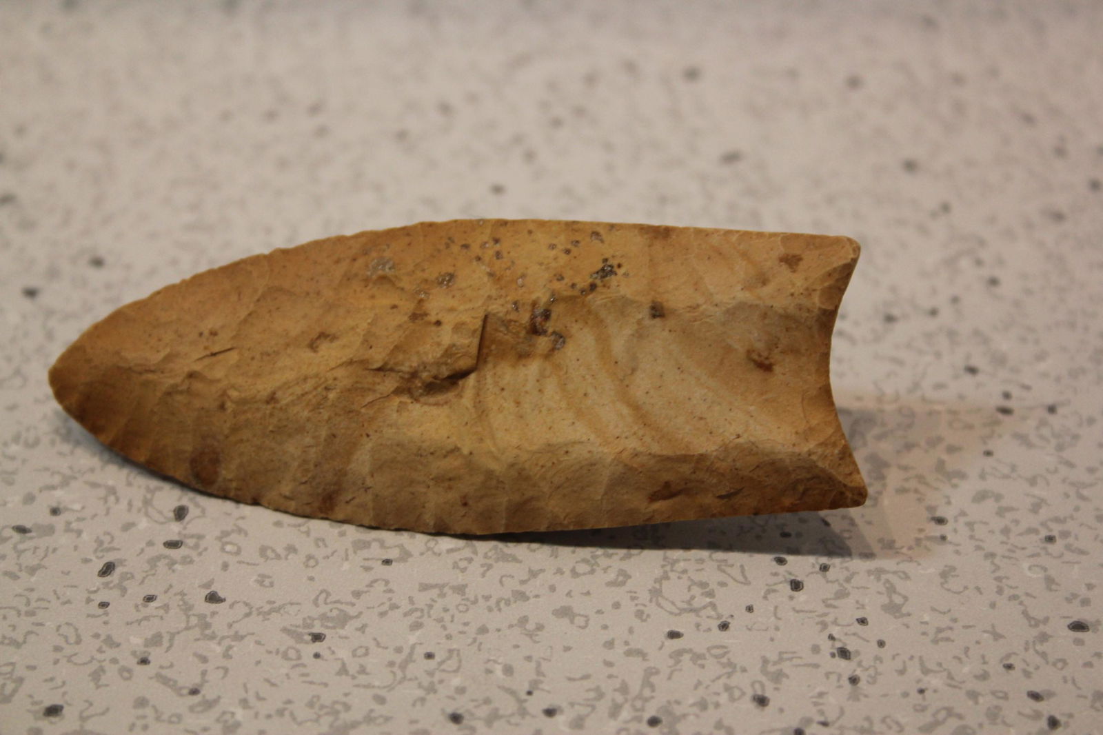 3 5/16" L Clovis, Creek Stained, Silver Creek, St Clair (1 of 2)