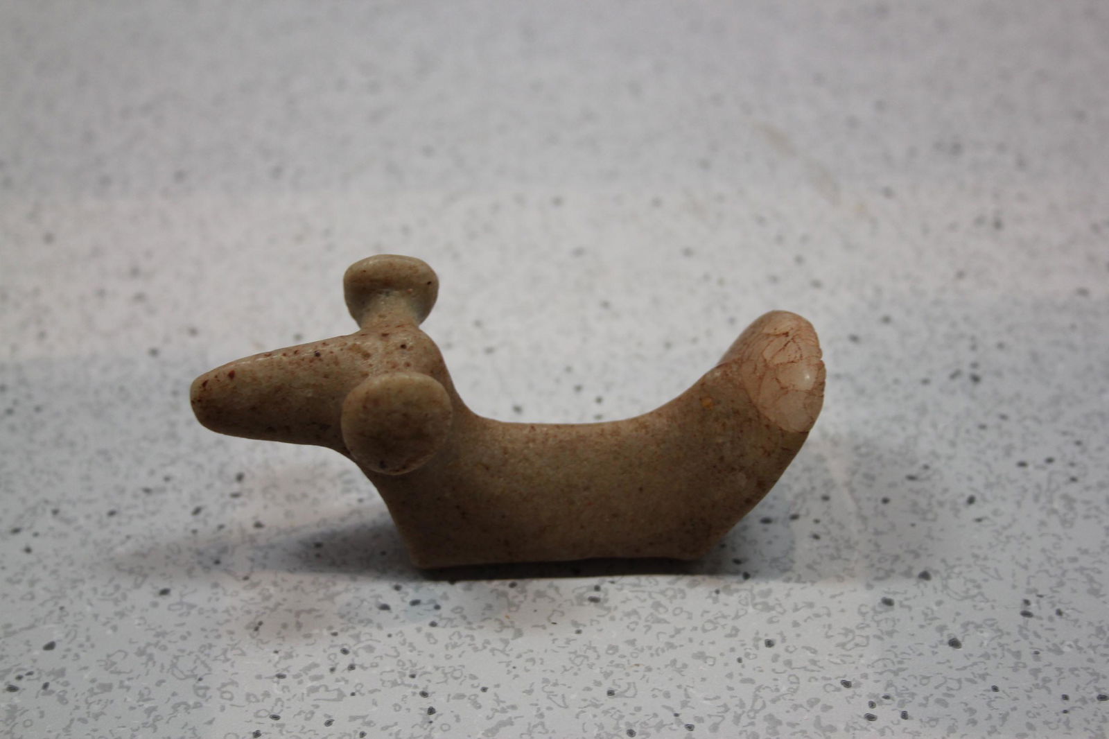 3 3/4" L x 1 1/2" H Popeyed Birdstone w/ Quartz Tail, (1 of 3)