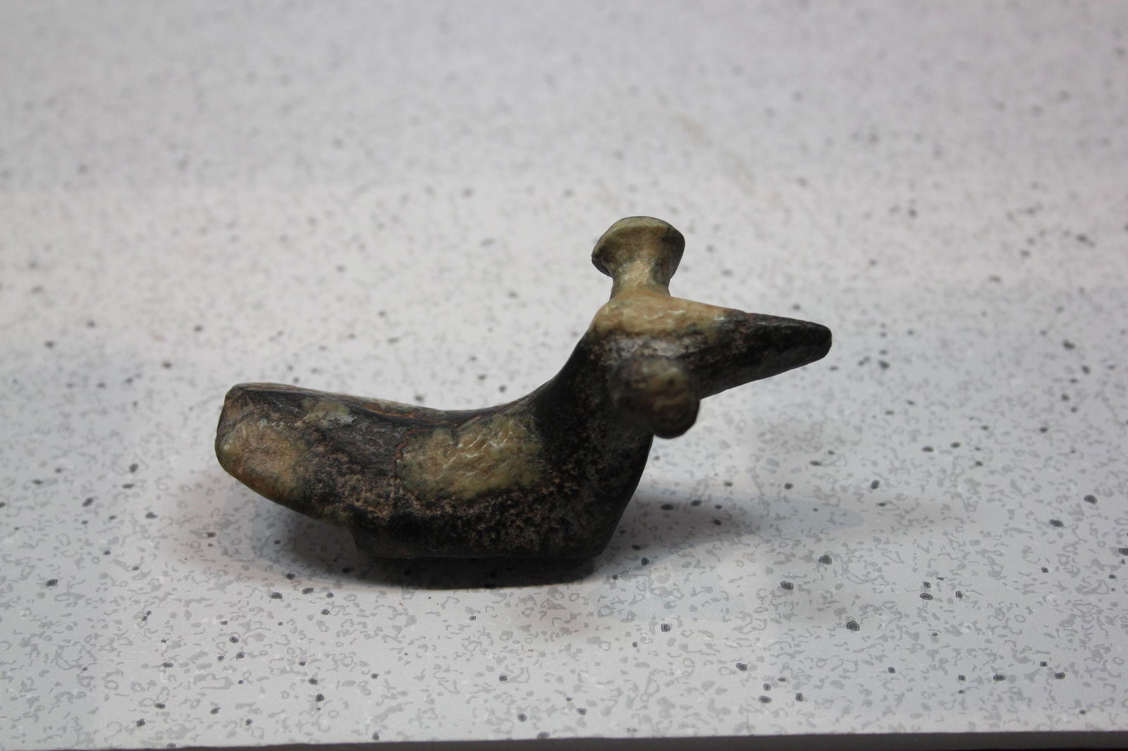 3 3/4" L x 2" H Porphryr Birdstone, Ottawa Cnty, MI (1 of 3)