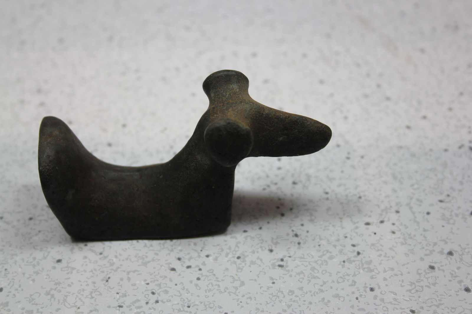 3 1/2" L x 1 7/8" H Birdstone, Vermillion Cnty, IL (1 of 3)