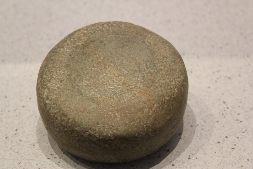 4 5/16" W x 2" H Discoidal, Madison Cnty, IL (1 of 3)