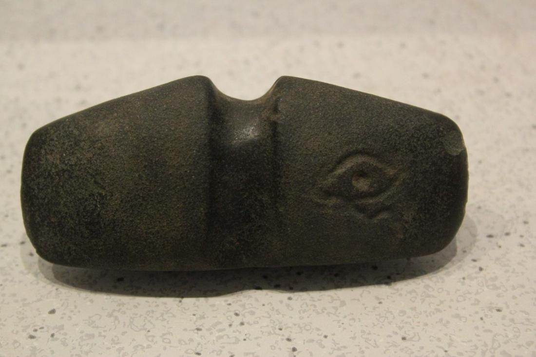 4 1/2" L X 1 15/16" H DOUBLE BIT AXE w/ ENGRAVED EYE, (1 of 4)