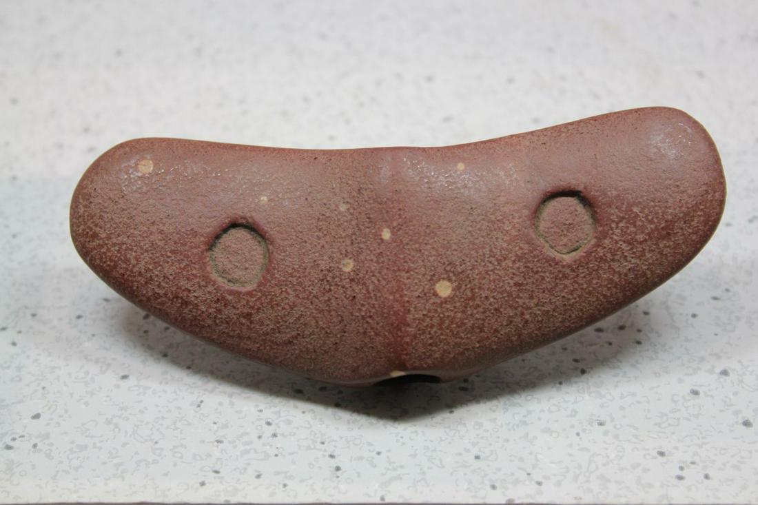 5 1/8" L X 2" W CRESCENT WINGED BANNERSTONE, SPENCER (1 of 2)