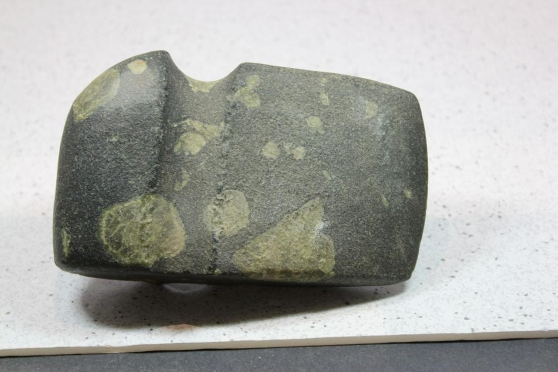 6" L X 3 5/8" H X 2 1/8" W PORPHYRY AXE, INGRAHAM CO., (1 of 3)