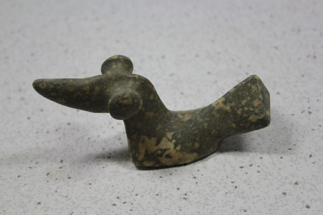 4 7/16" L X 2" H POPEYED BIRDSTONE, ROCK CO., WI (1 of 3)