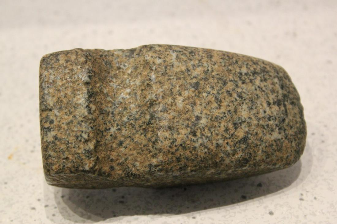 3 7/8" L X 2 H CHILDS 3/4 GROOVED AXE, MADISON CO., IL (1 of 4)