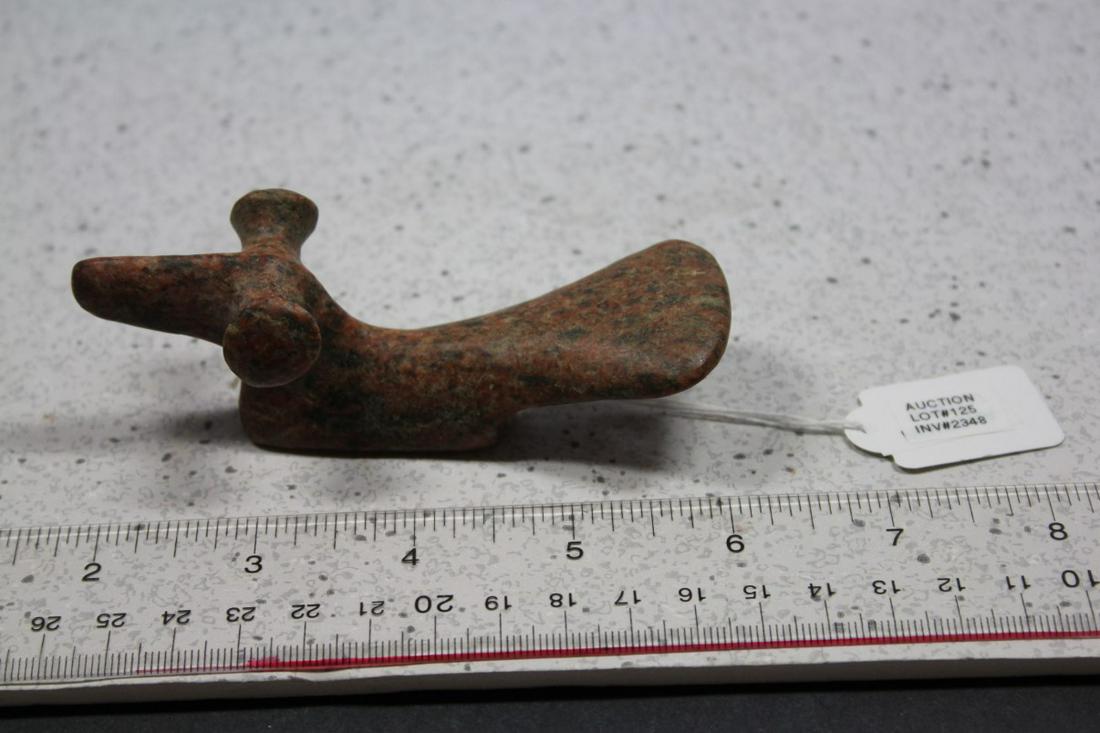 4 3/16"L BROWN/BLACK PORPHYRY POPEYED FANTAIL (1 of 2)