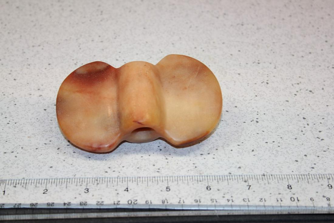 4 3/8" L X 2 5/8" W BUTTERFLY QUARTZ BANNERSTONE, (1 of 4)