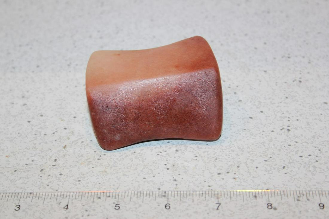 2 7/8" L X 2 3/8" QUARTZ HOURGLASS BANNERSTONE, (1 of 4)