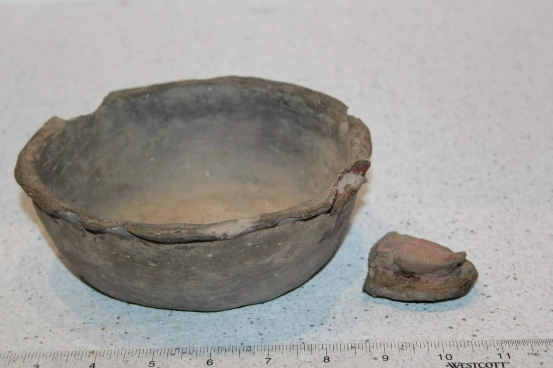 6 1/4" W X 2" H MISSISSIPPI BOWL, CAHOKIA, IL: 6 1/4" W X 2" H MISSISSIPPI BOWL, CAHOKIA, IL