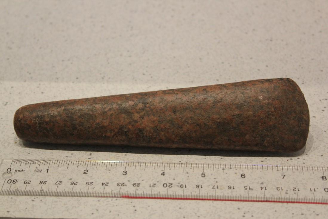 7 3/4"L x 1 15/16"W Ceremonial Pole Celt, St. Louis (1 of 2)