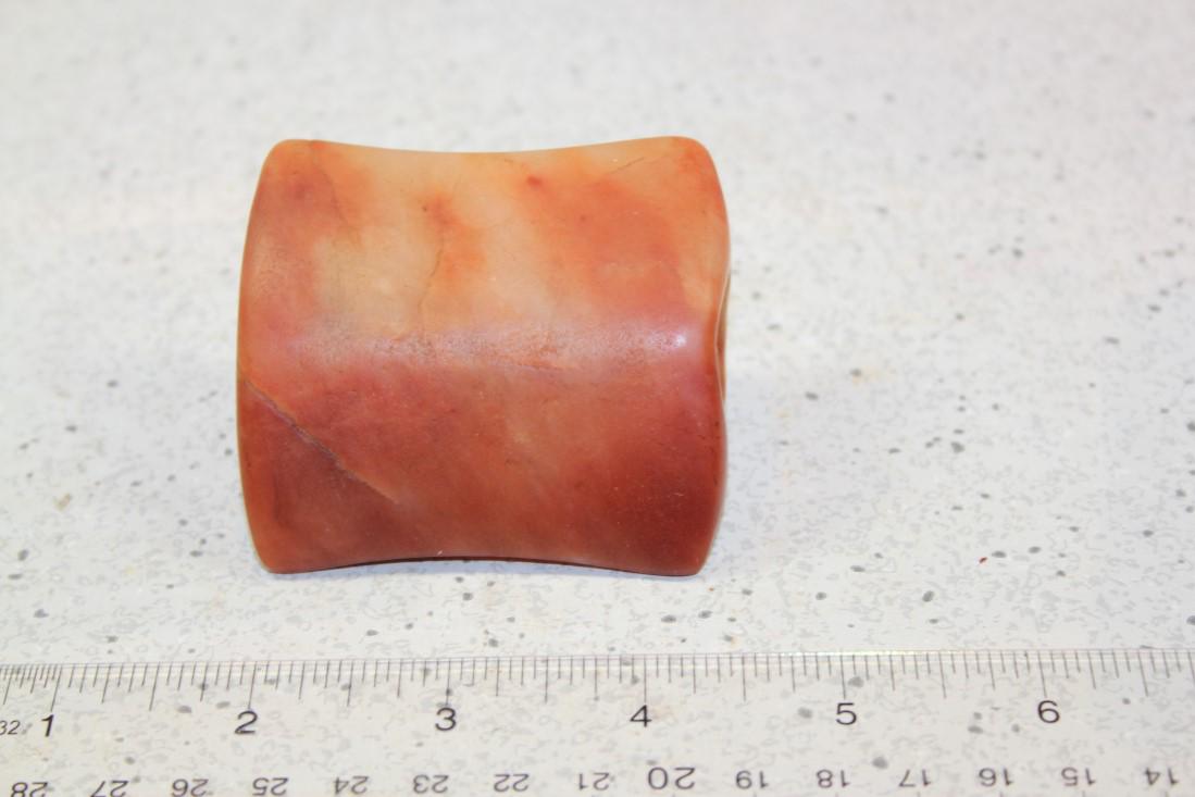 2 9/16" L x 2 5/16" W Quartz Hourglass Bannerstone, (1 of 2)