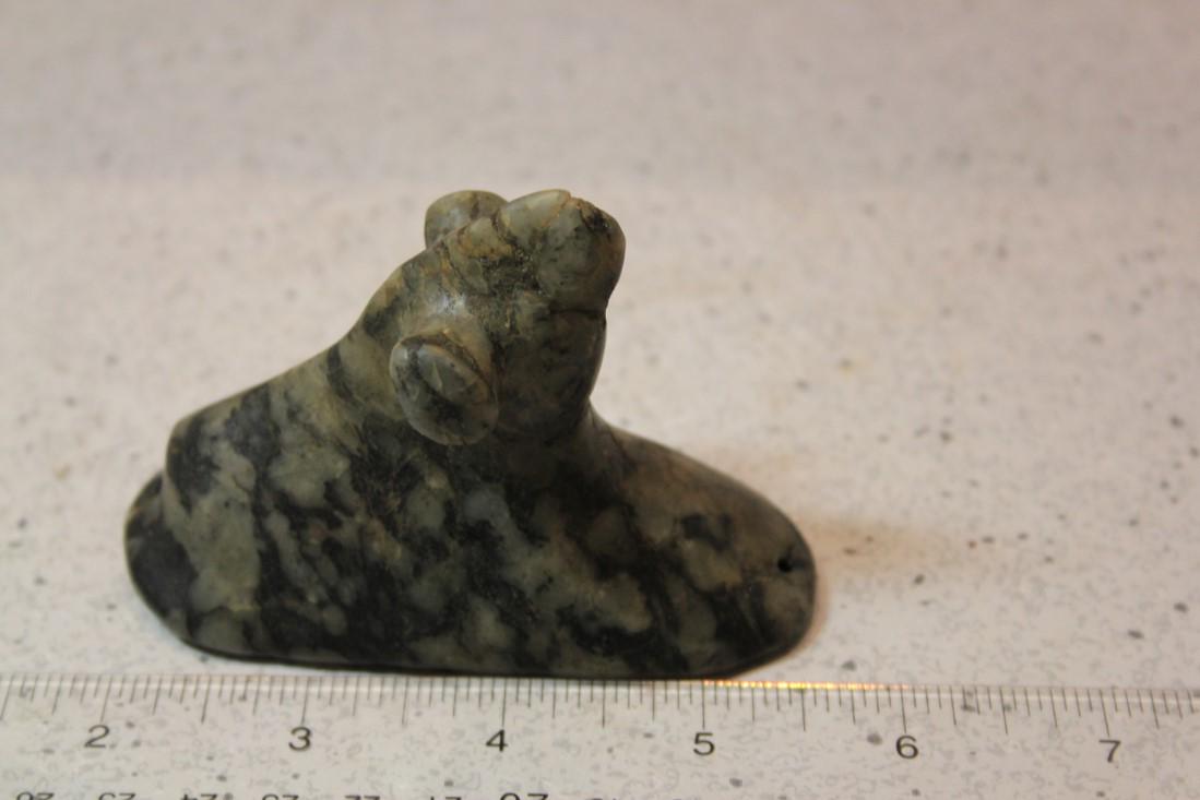 3 5/8" L x 2 9/16" H Bust Birdstone, Porter Co., IN (1 of 2)