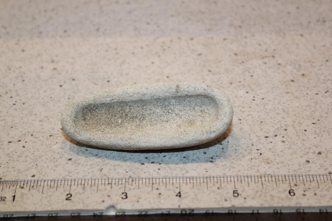 3 1/4 " L x 1 1/4" W Sandstone Boatstone, IL (1 of 2)