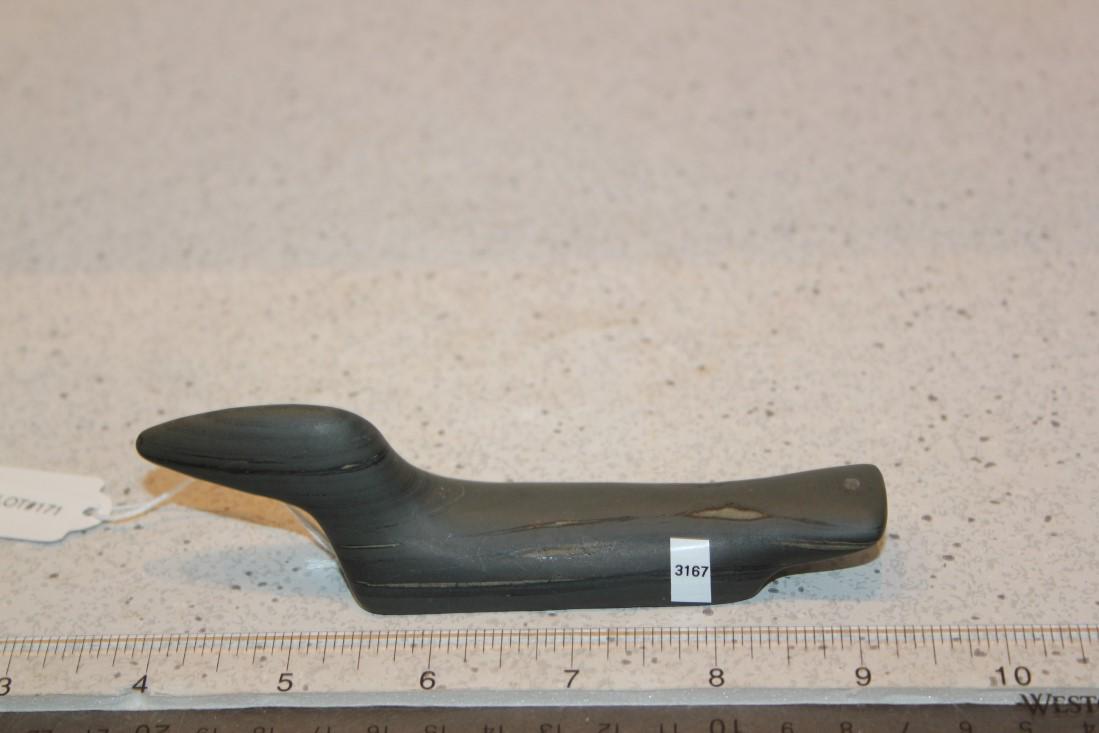 5 3/8" Black Slate Birdstone, Medina, OH (1 of 3)