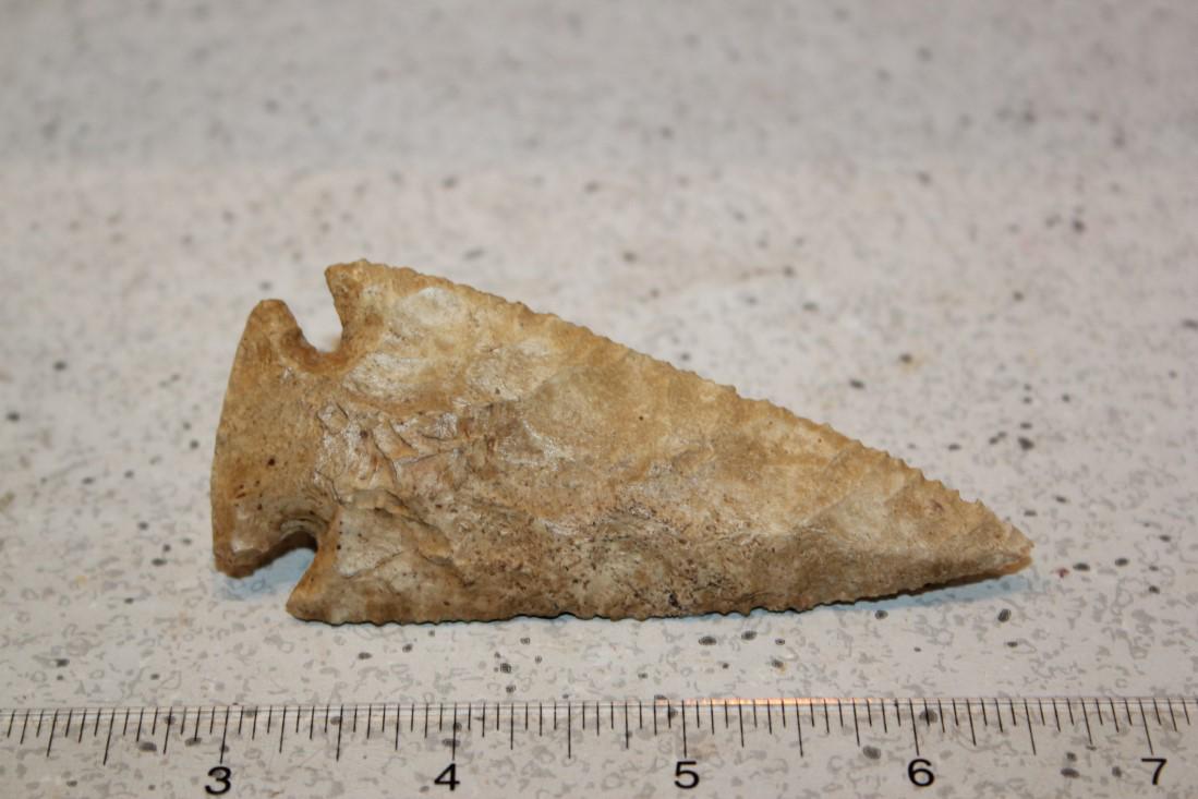 3 3/4" L Corner Notched Point, Pike Co., IL (1 of 2)