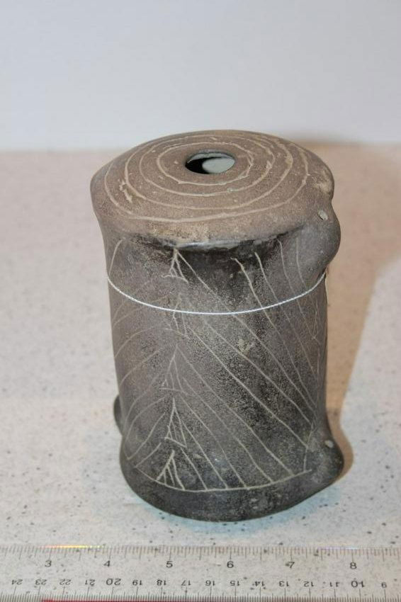 6" H x 4 1/2" W Caddo Seed Pot (1 of 2)