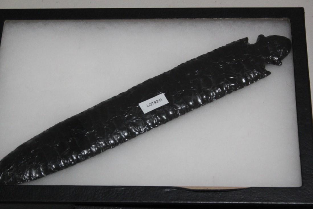 12 1/2" L Obsidian Balde, Modoc Co., CA (1 of 1)