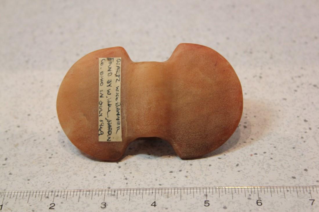 3 7/8" L x 2 3/8" W Winged Quartz Bannerstone, Hardin (1 of 4)