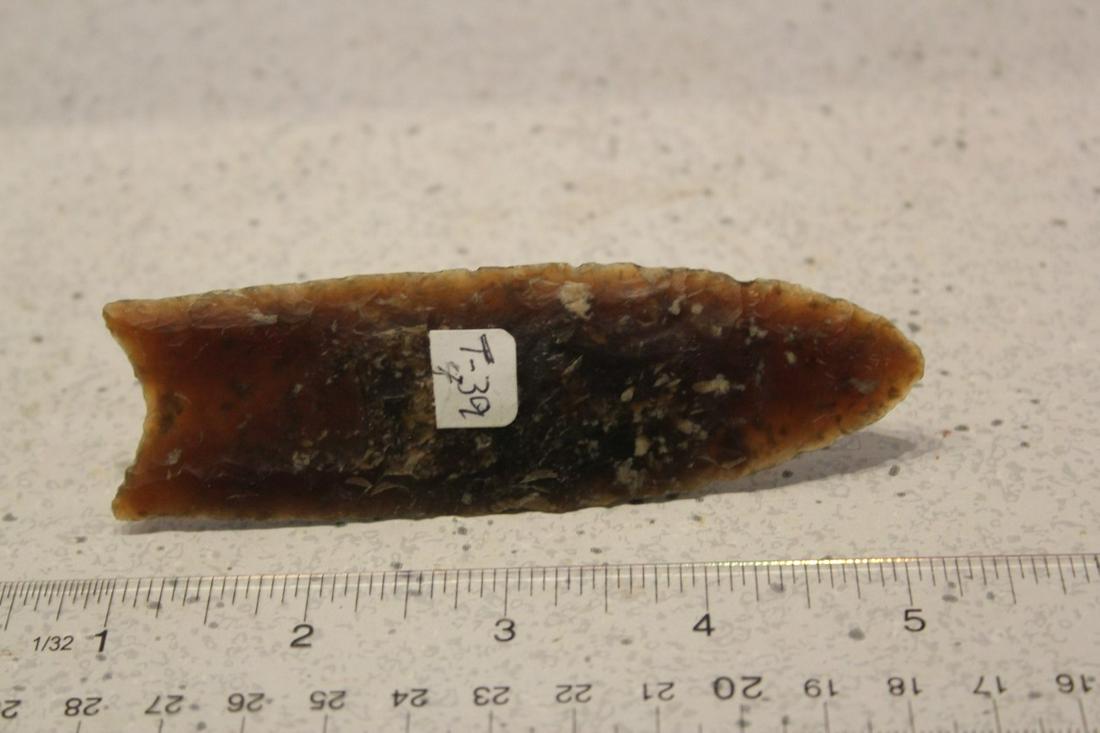4 1/4" L Translucent Clovis, Knife River, ND (1 of 3)
