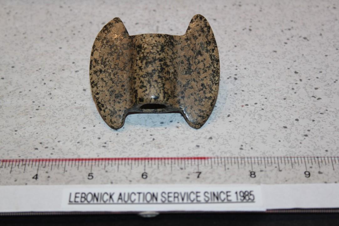 2 5/8" L x 2 3/8" W Indiana Winged Bannerstone (1 of 3)