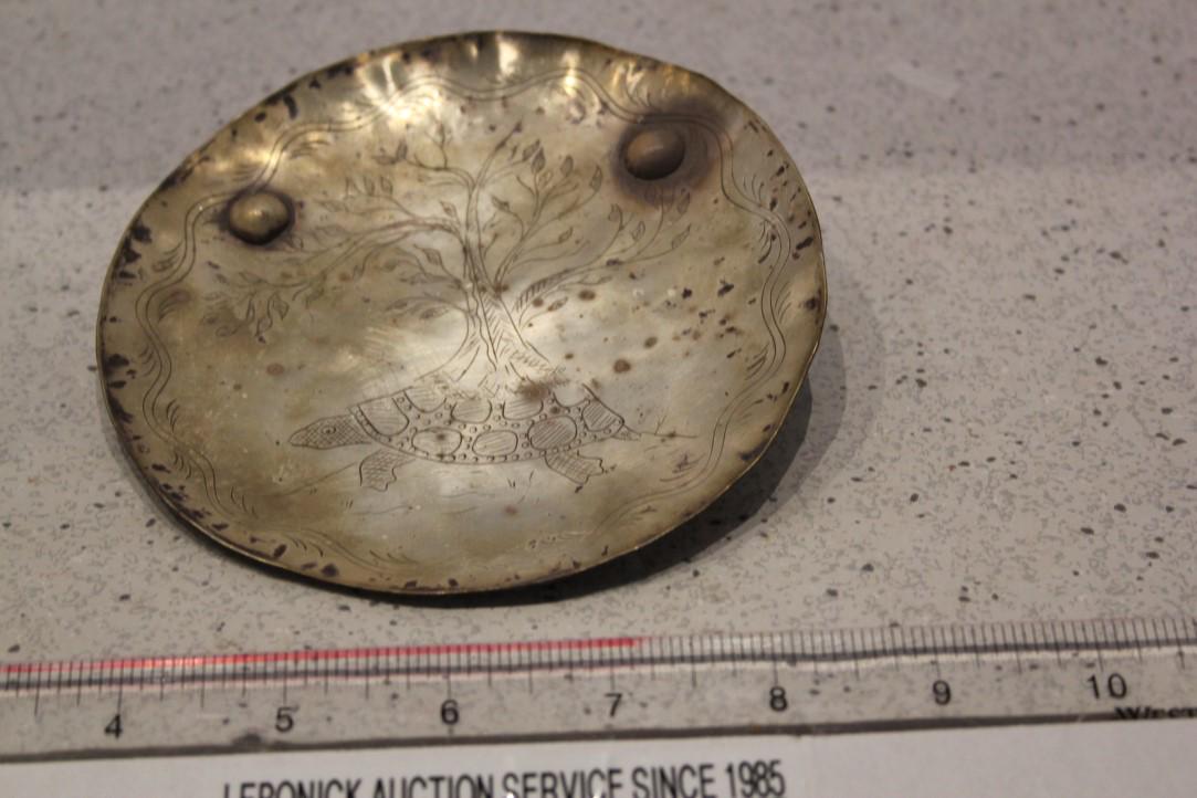 5 1/8" Diameter Trade Silver Pendant (1 of 4)