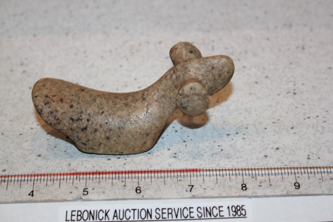 4" L x 1 3/4" H Nesting Popeyed Birdstone, IN w/ coa (1 of 3)