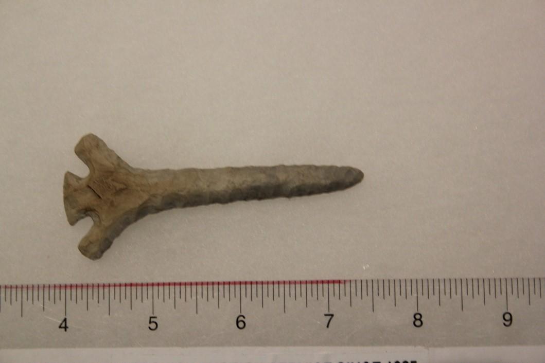 3 7/16" L Drill, found 07/86,  Lawrence Co., MO (1 of 2)