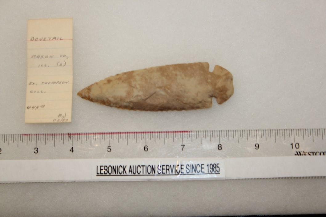 4 1/4" L Dovetail, Mason Co., IL, ex THompson Coll. (1 of 2)