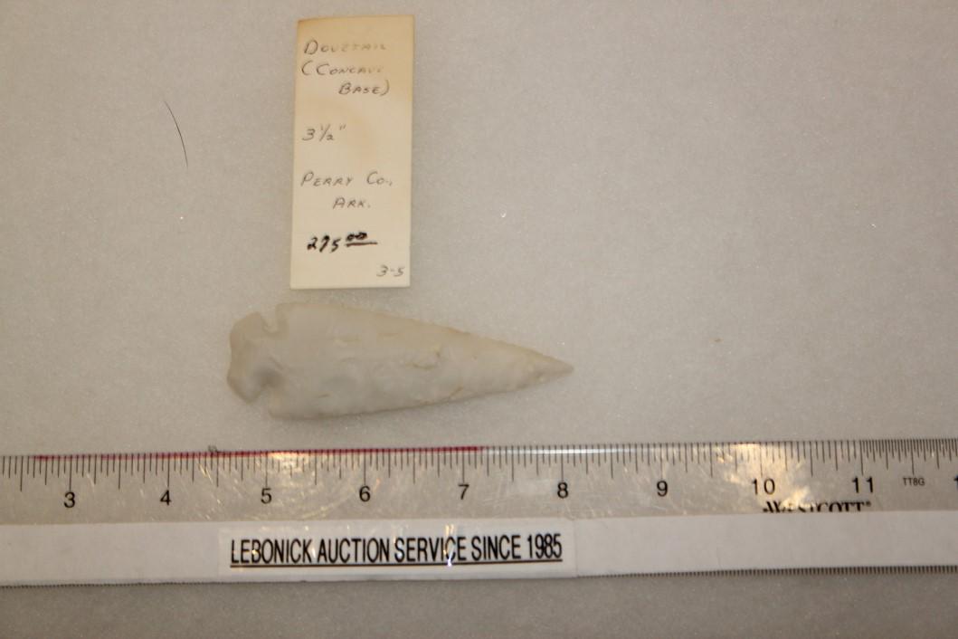 3 1/2" L Concave Base Dovetail, Perry Co., MO (1 of 3)