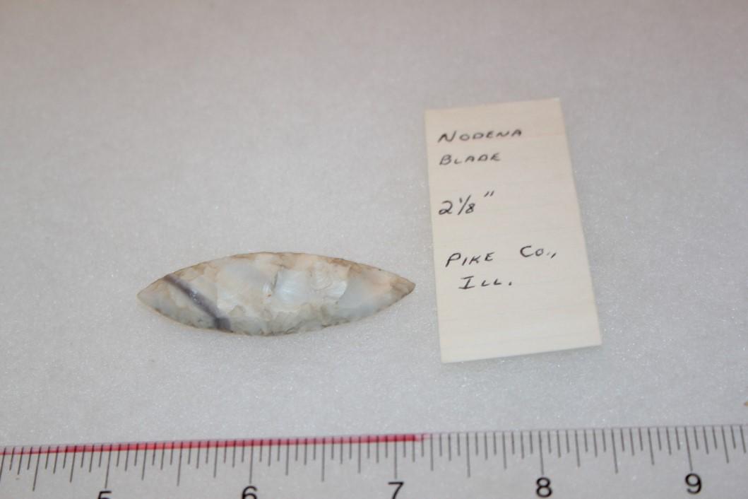 2 1/8" L Nodena Blade, Pike Co., MO (1 of 2)
