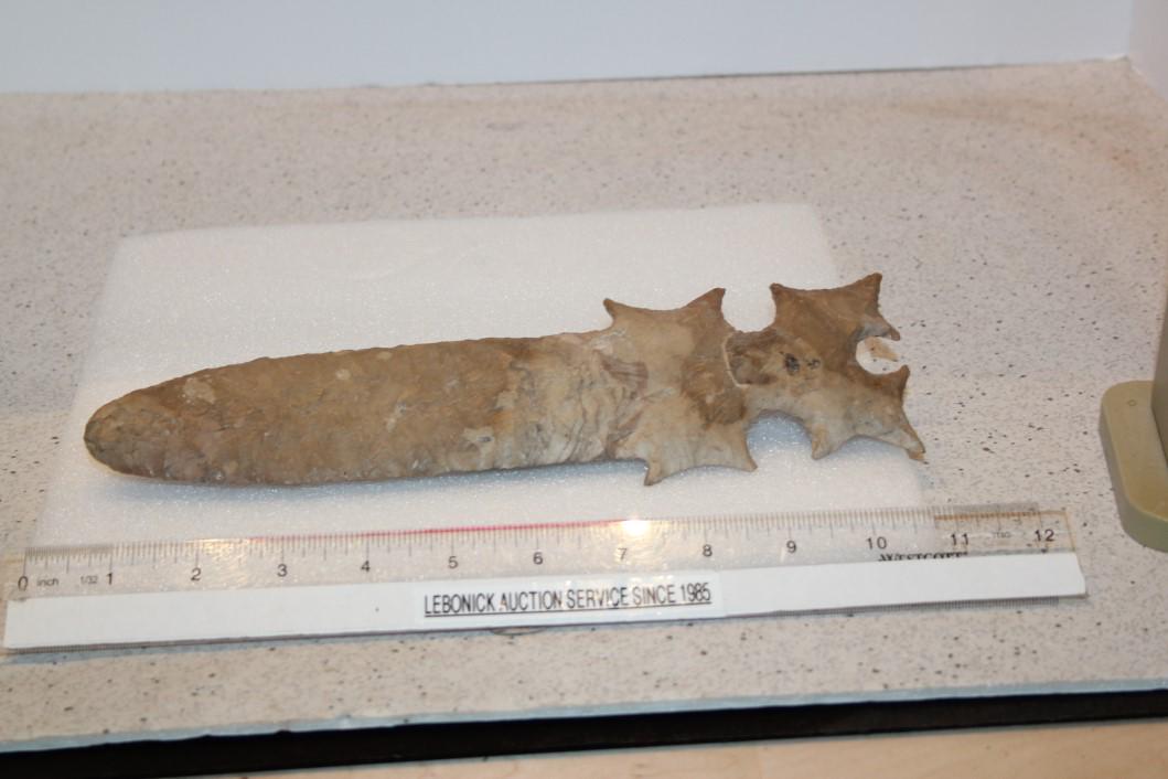 10 1/2" L Tussinger Eccentrics Flint Mace, OK (1 of 2)