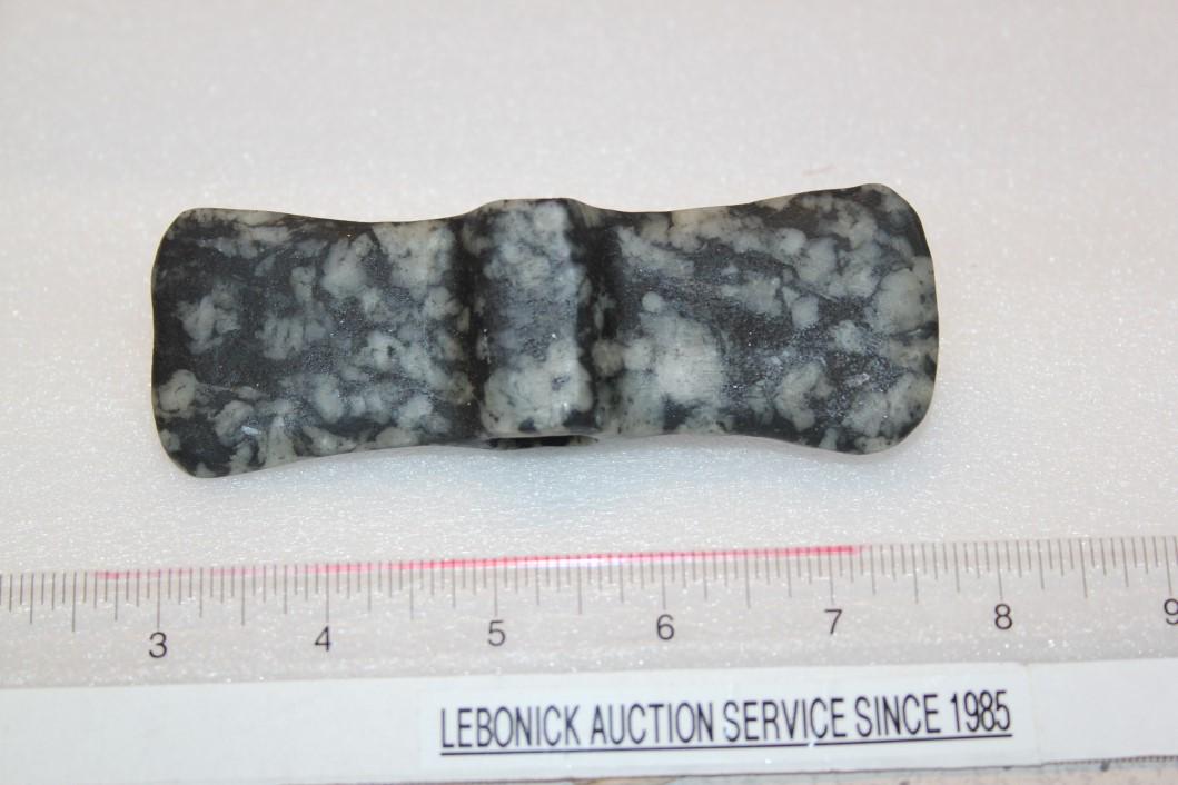 5" L x 1 11/16" W Winged Bannerstone, Grant Co., WI (1 of 4)