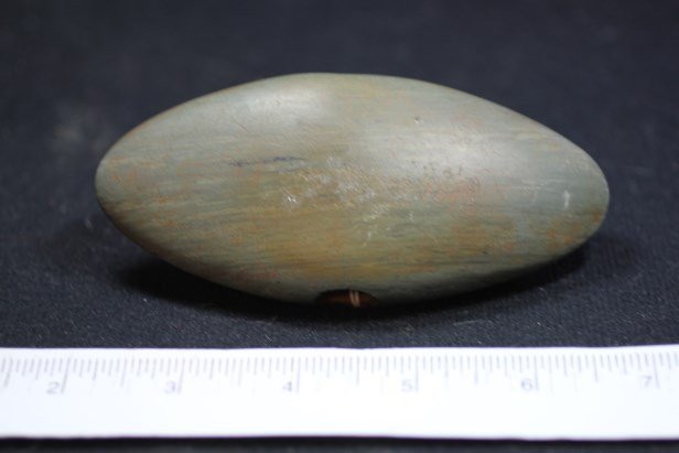 4 5/8"L x 2 1/6"W Slate Bannerstone, Indiana: See Lot Title