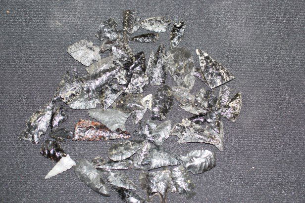 Bag of Obsidian Pts, Far North West: See Lot Title