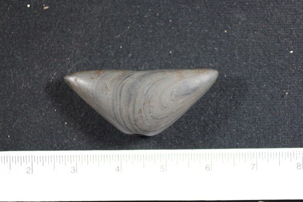 3 3/8" Pick Bannerstone, Ross co., Ohio W/Putty COA: See Lot Title