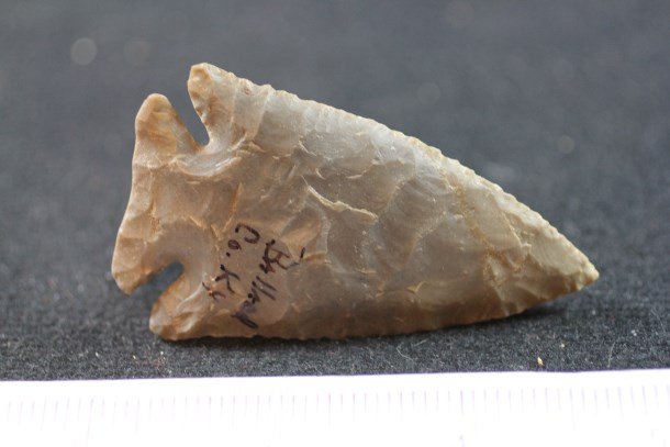 2 5/8"L x 1 1/2"W Hornstone Corner Notched, Ballard: See Lot Title