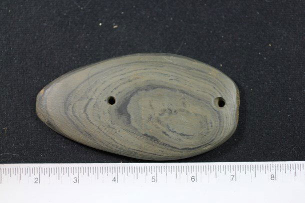 5 1/4"L x 2 13/16"W Gorget, Illinois Collection: See Lot Title