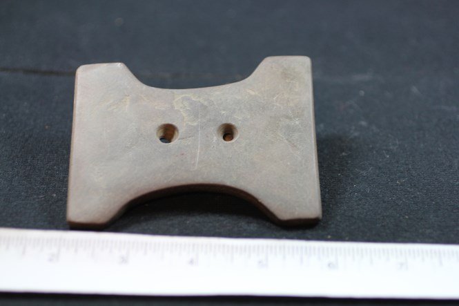 3 3/4"L x 3 1/18"W Gorget W//Two COA's: See Lot Title