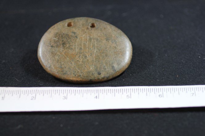 3 3/16"L x 2 11/16"W Gorget: See Lot Title