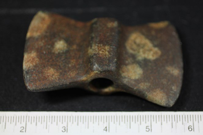 3 15/16"L x 2 1/2"W Porphyry Bowtie Bannerstone,: See Lot Title