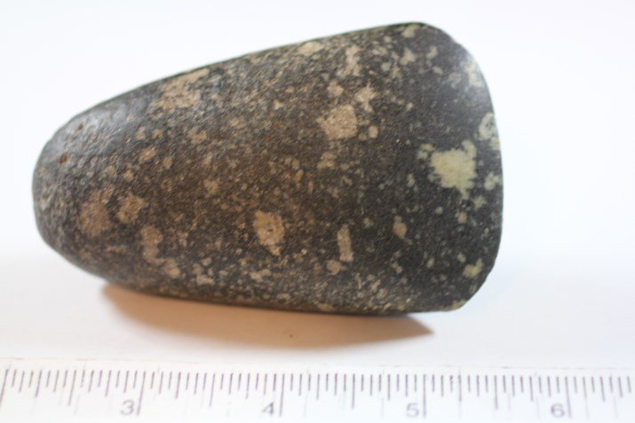 3 1/2"L x 2 3/8'W Porphyry Celt, Southern Illinois: See Lot Title