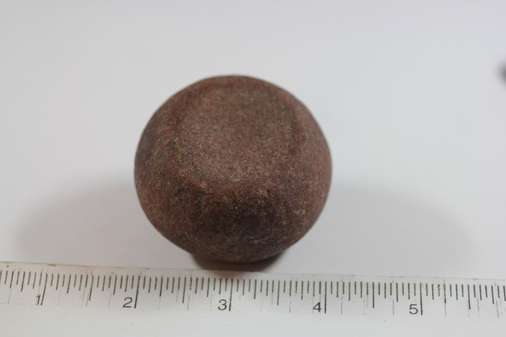 2 1/8'W x 1 3/16' Discoidal, Southern Illinois: See Lot Title